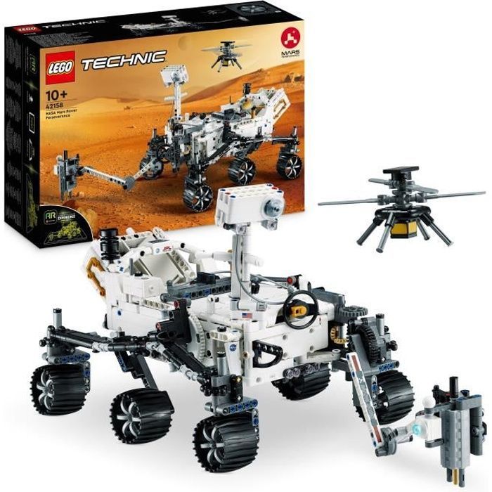 LEGO® Technic 42158 NASA Mars -mönkijä Perseverance, avaruuslöytölelu, AR-sovelluksella