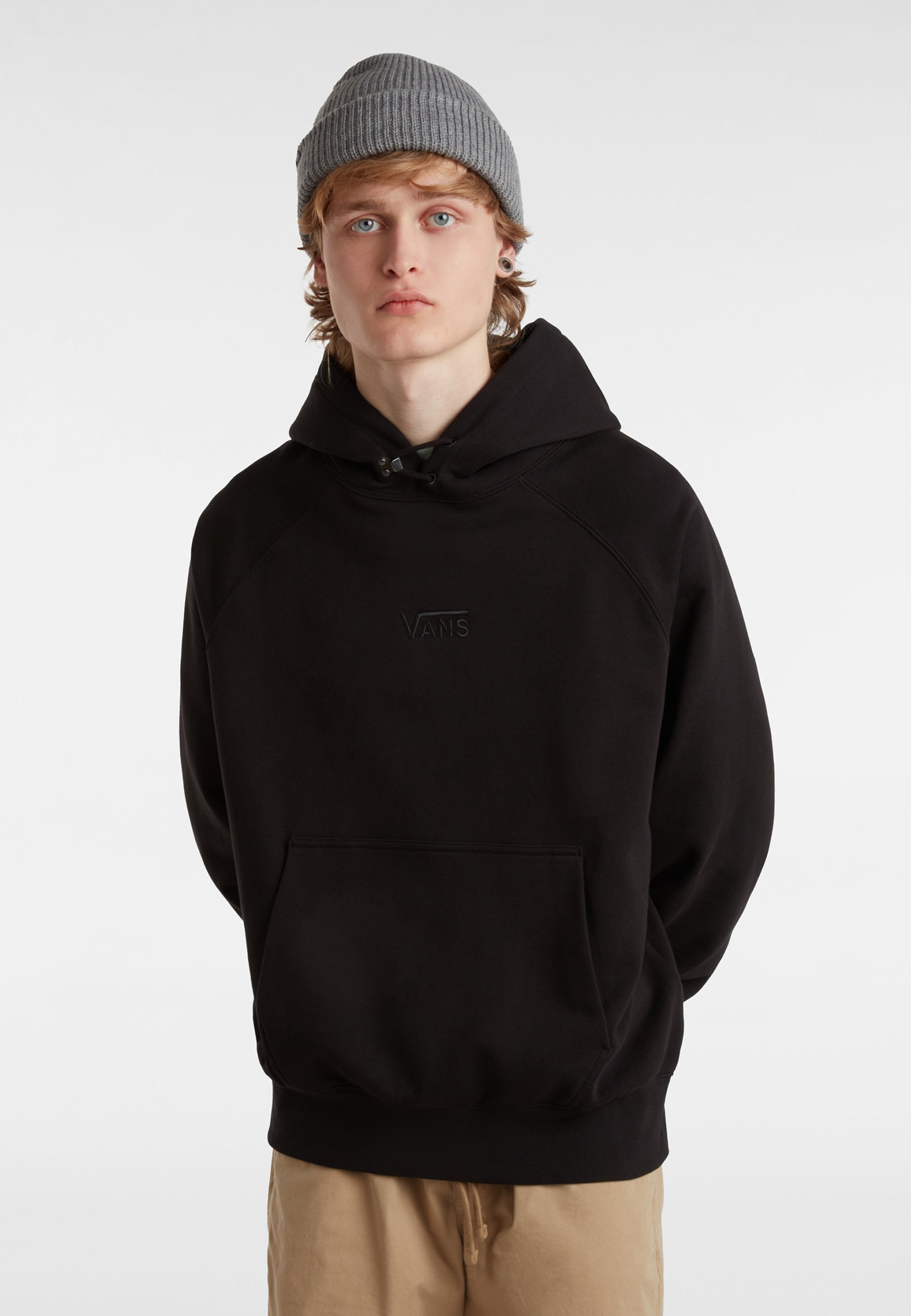 Felpa con cappuccio Vans - nera