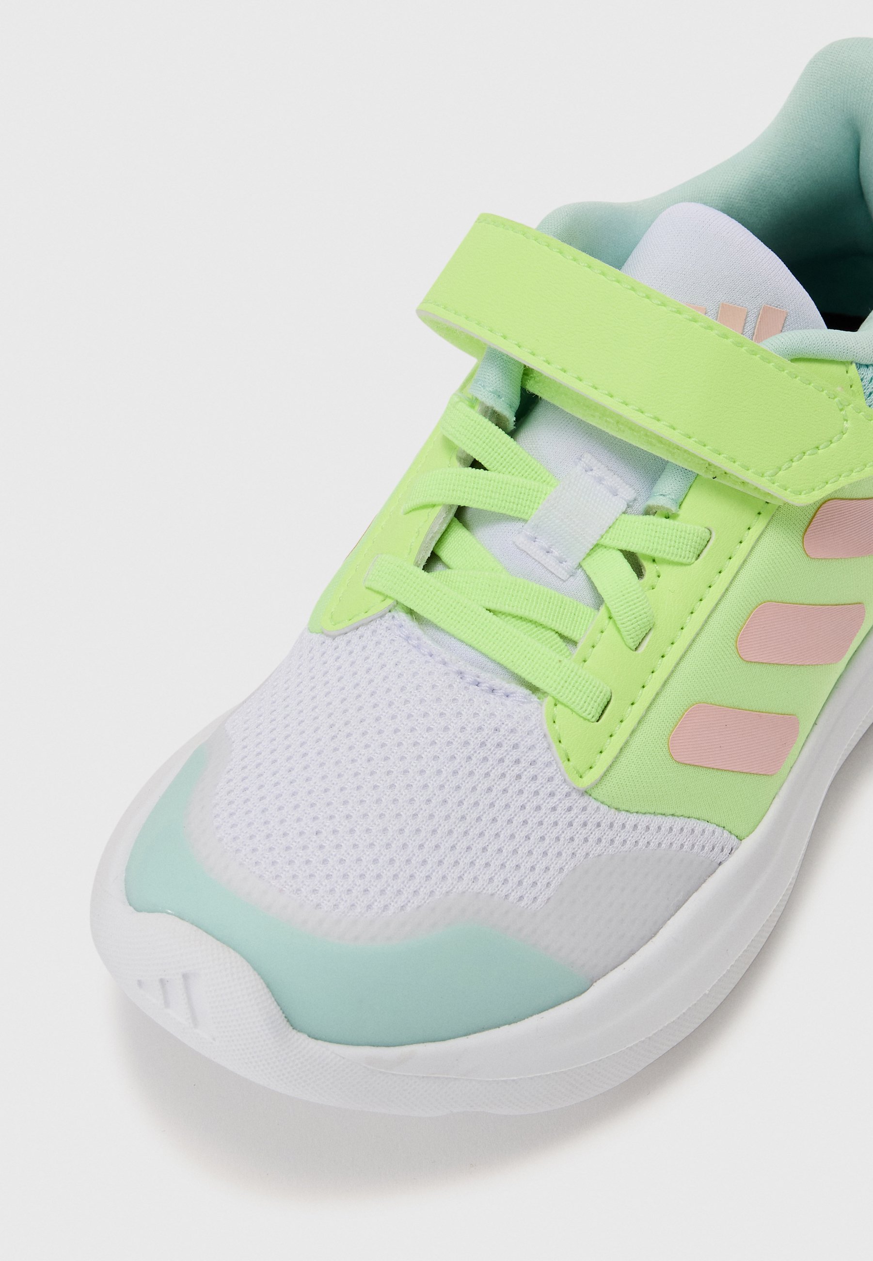 adidas Performance TENSAUR - Hardloopschoenen voor op de weg - wit/transparant roze/geel