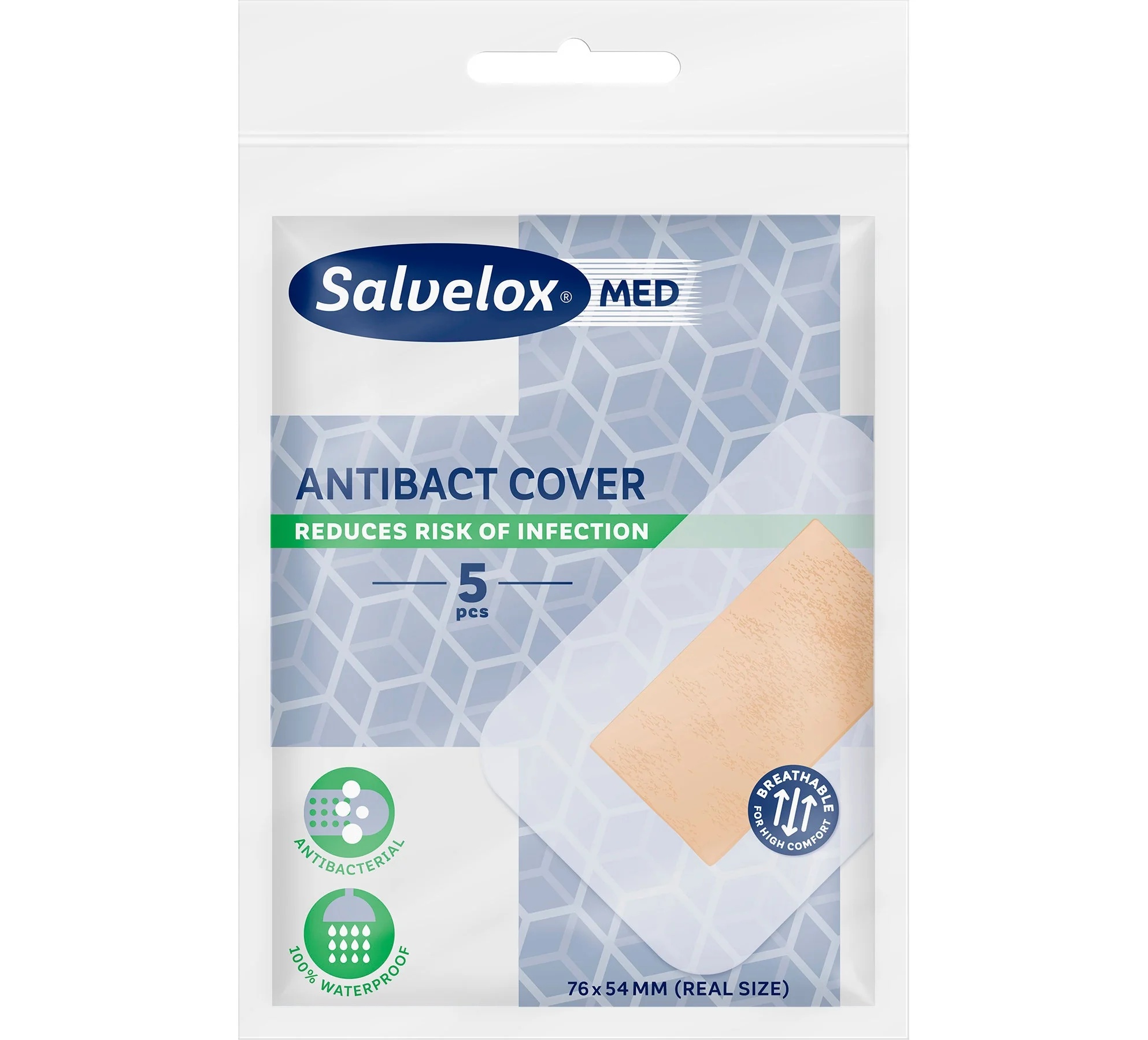 SALVELOX Salvelox Med Antibakterielle Pflaster, 5 Stück