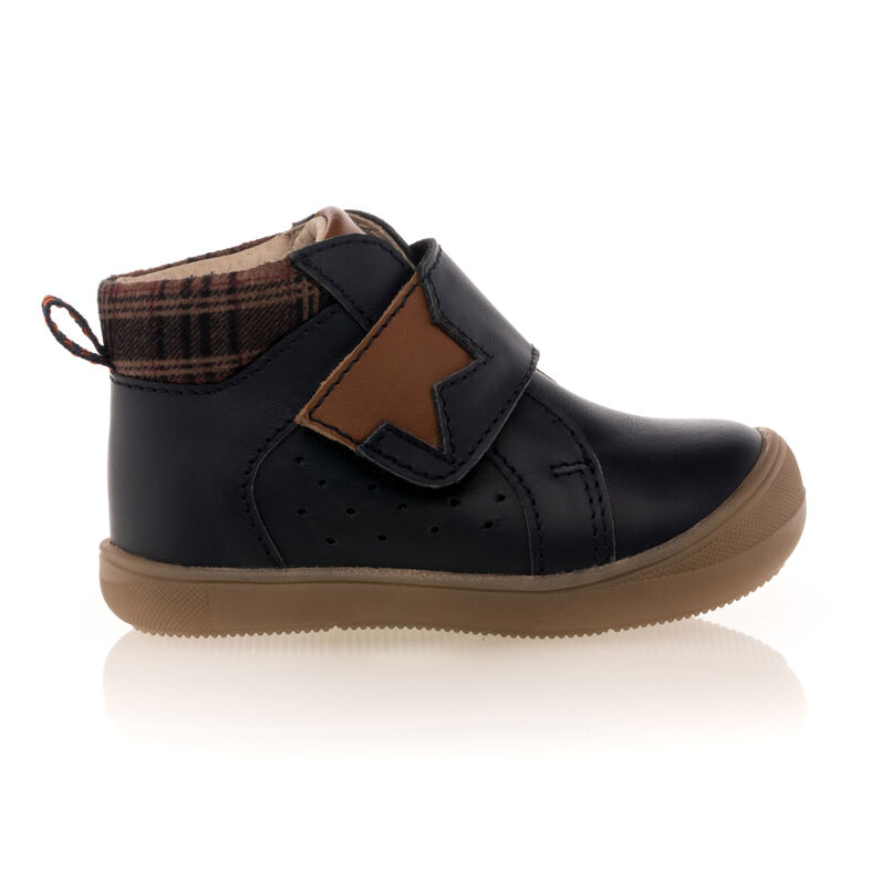 Blå sneakers för babypojkar