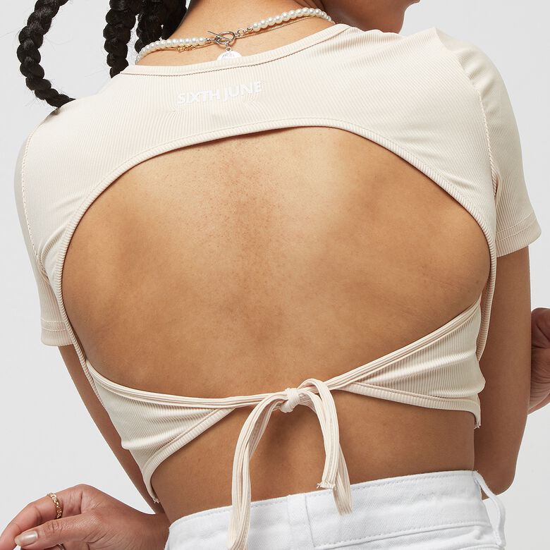 Mouwloze crop top