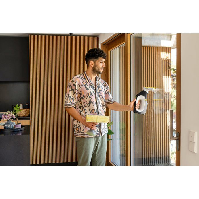 KARCHER WV 3 Comfort Care - Limpiacristales - Escobilla XL de 280 mm - Autonomía de la batería: 35 min - Limpia hasta 105 m²