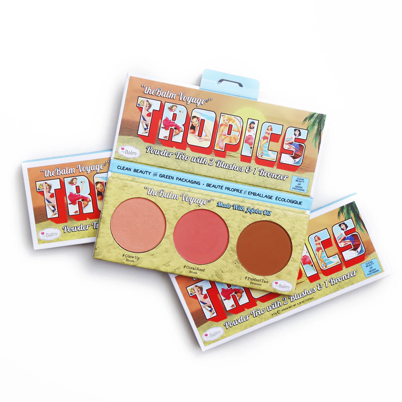 theBalm Voyage Tropics bronzeador e rosa
