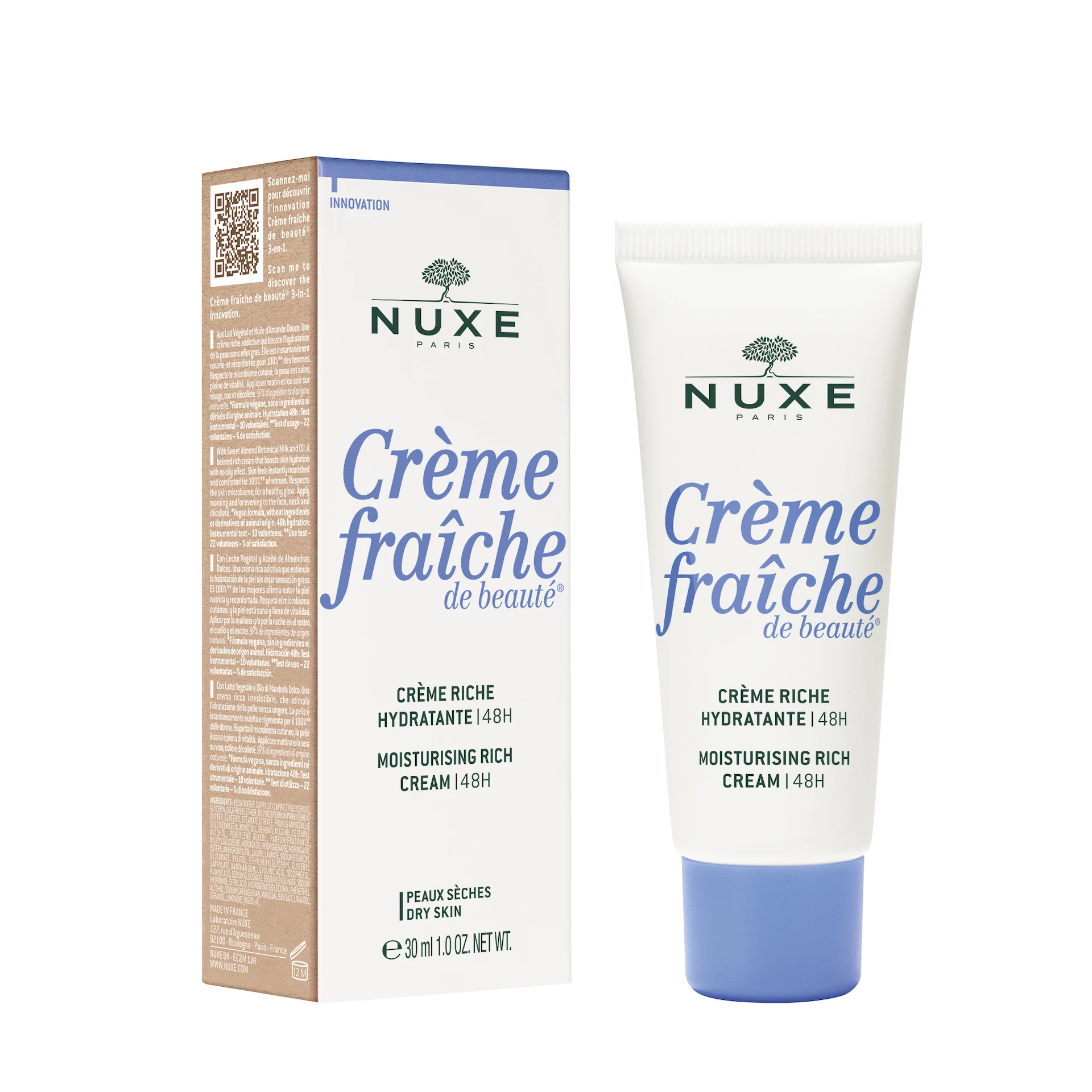 Crème Fraîche De Beauté 48H Crema bogata 30 ml - NUXE
