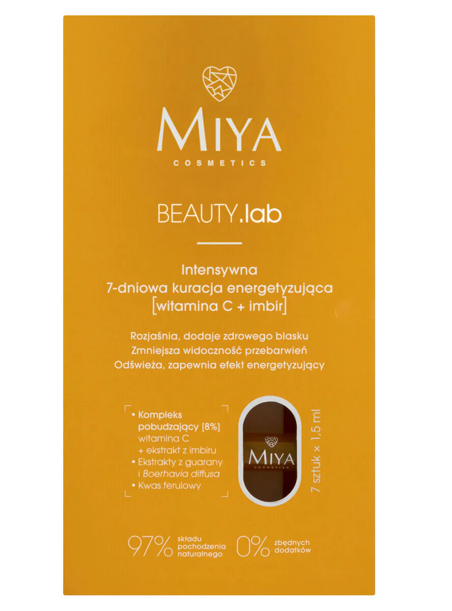 Miya Beauty.Lab Intensywna 7-Dniowa Kuracja Energetyzująca [Witamina C + Imbir] 8%