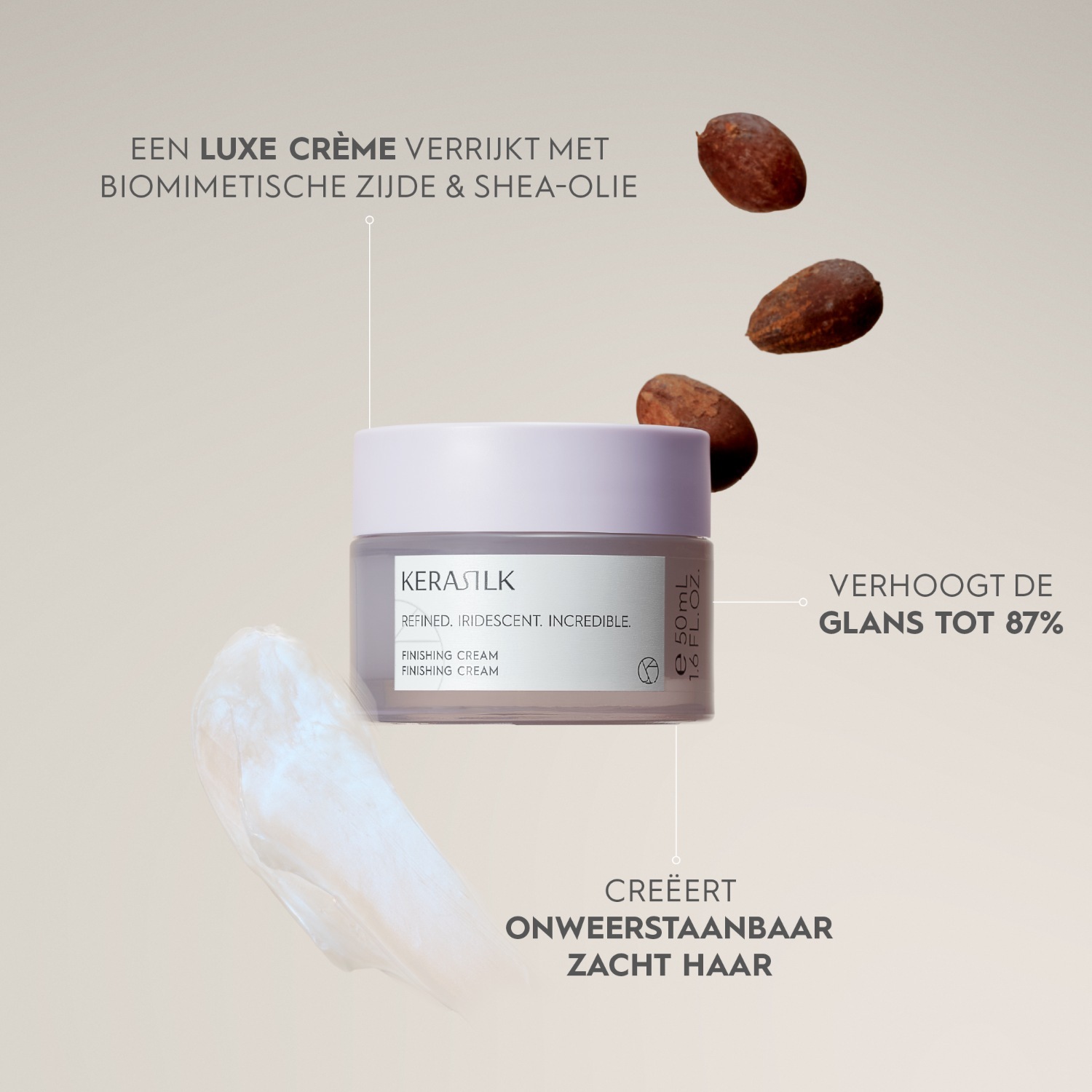 KERASILK plaukų kremas baigiamasis kremas – 50 ml