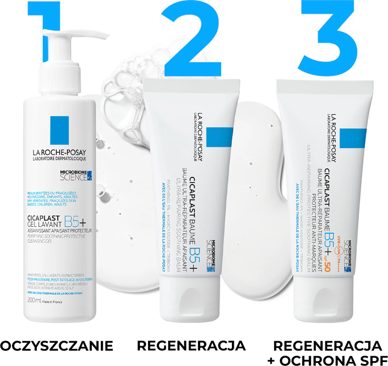 La Roche-Posay Cicaplast Lavant B5 Zklidňující a čistící pěnivý gel