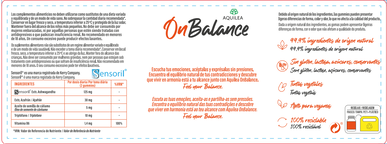 Gomitas Aquilea On Balance Smile Ashwagandha para el bienestar mental y emocional (60 gomitas)