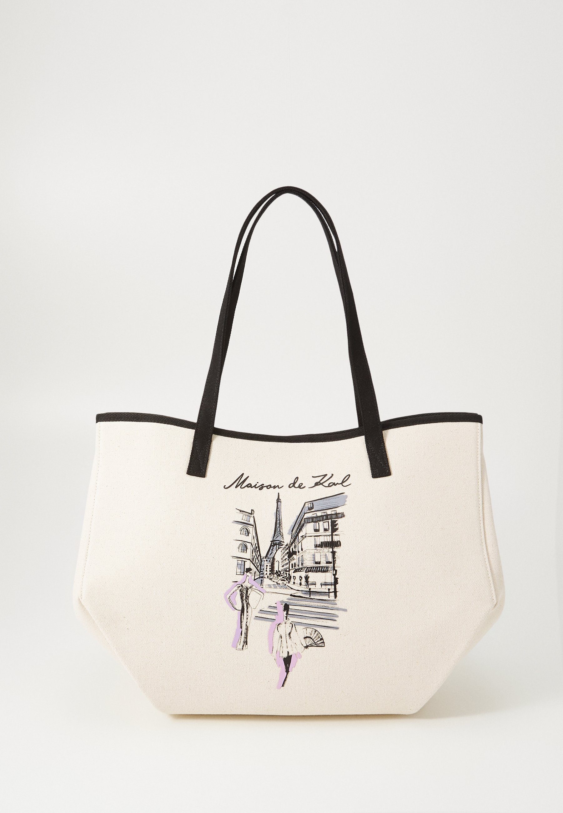 KARL LAGERFELD K/SKETCH CONVERTIBLE TOTE - Geantă tote - natural