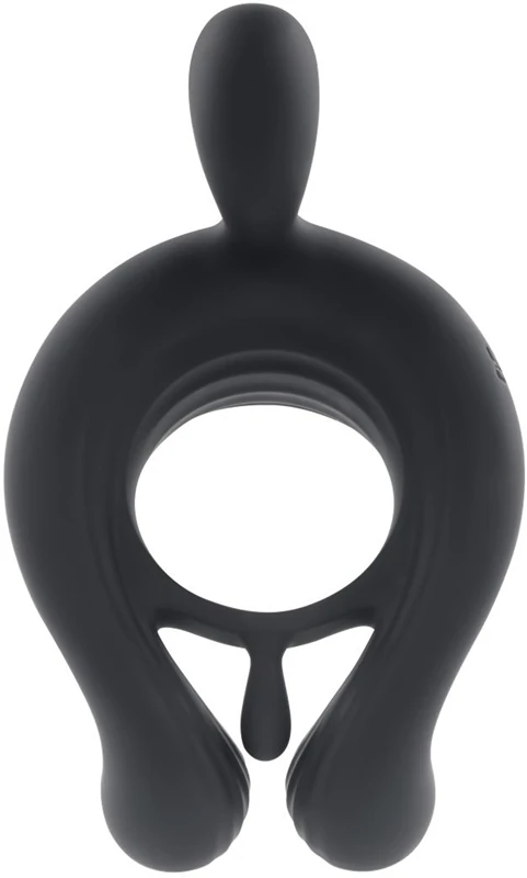 Vibračný krúžok na penis Playboy Toys Pleasure Triple Play čierny