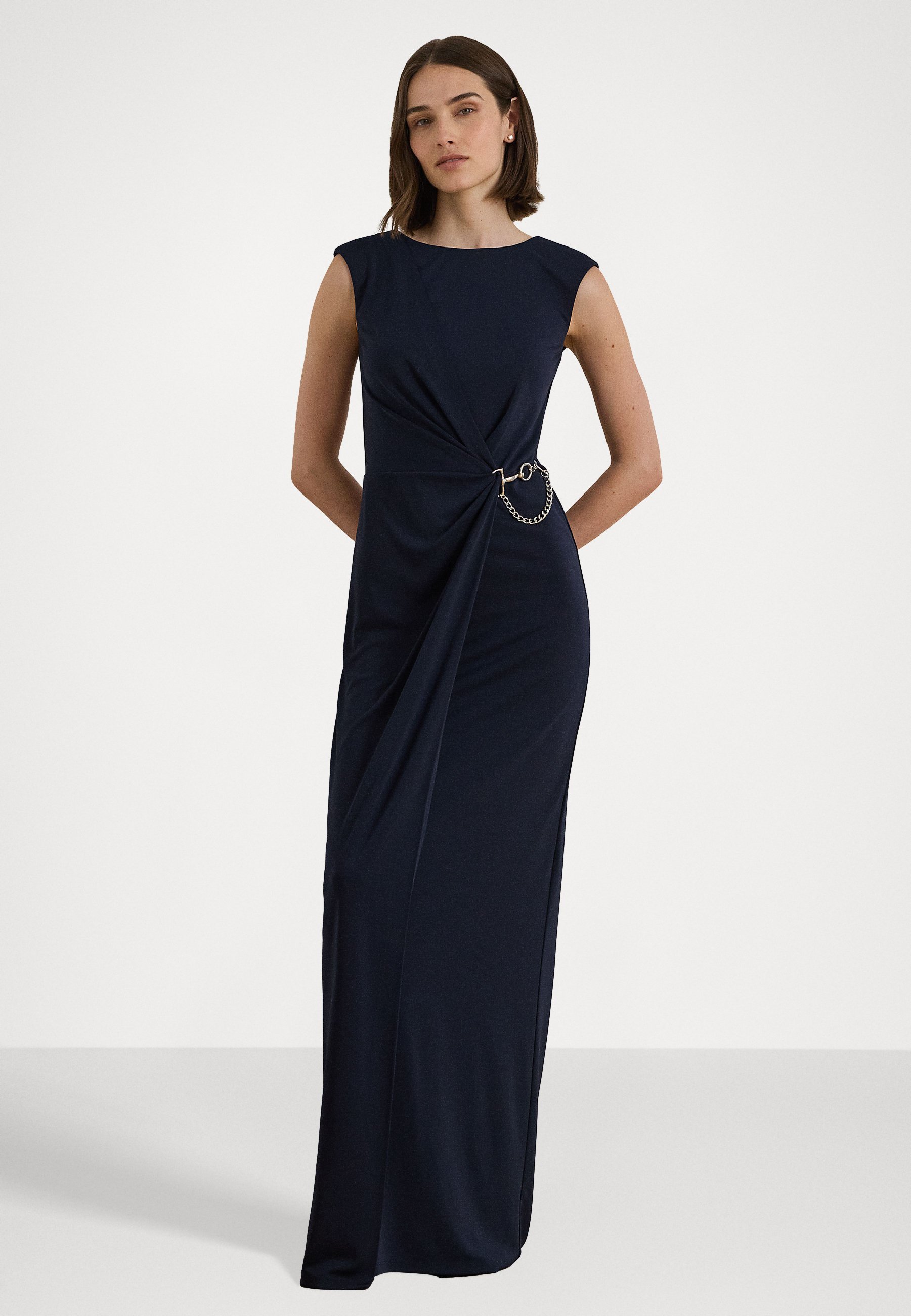 Lauren Ralph Lauren EBRELLE-SHORT SLEEVE-GOWN - Společenské šaty - navy