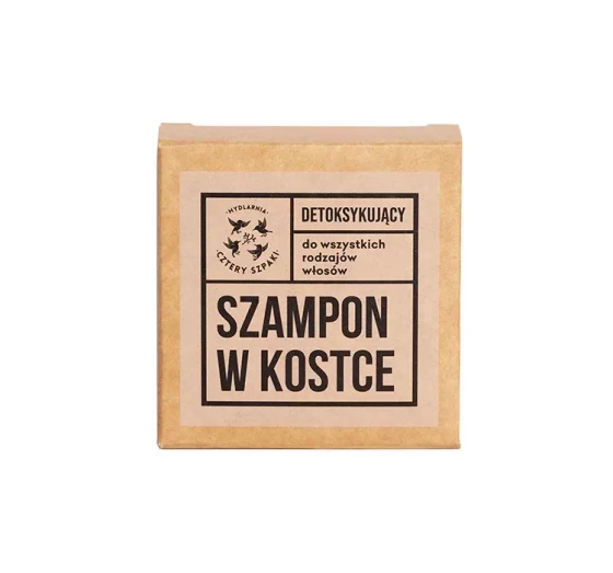 Mydlarnia Cztery Szpaki detoksykujący szampon w kostce 75g