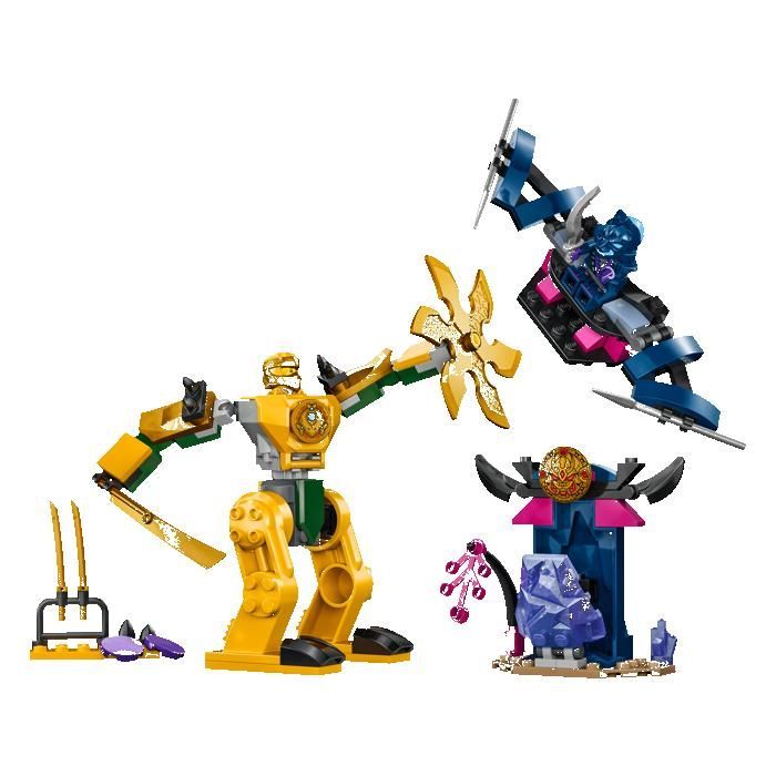 LEGO Ninjago 71804 Robot da battaglia di Arin - Regali, giocattoli e oggetti da collezione 4+
