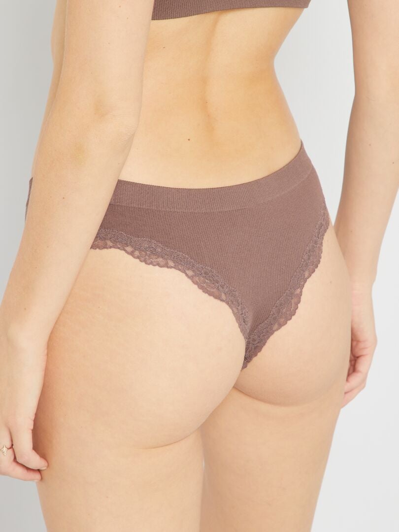Set van 2 naadloze strings - BRUIN
