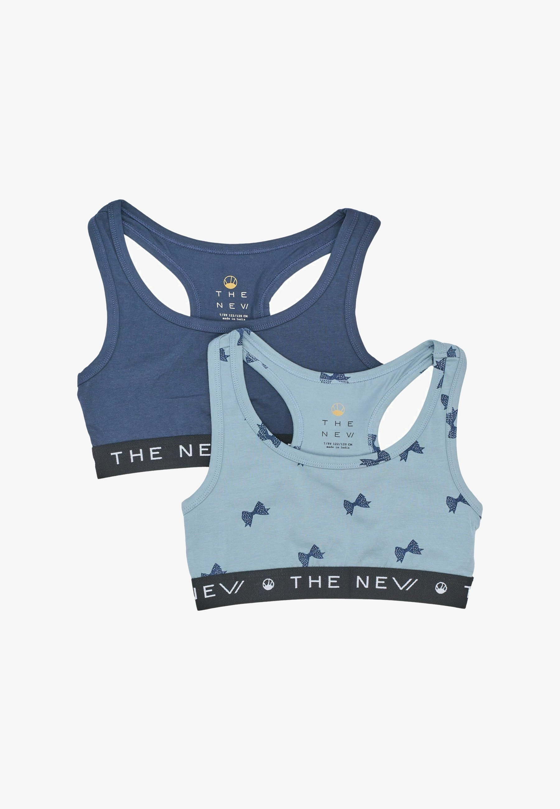 De nieuwe 2-PACK - Bustier - Ashley Blue met strik
