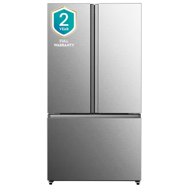 Hisense koelkast met Franse deuren en ijsmaker (vingerafdrukbestendig roestvrij staal) van 760 liter