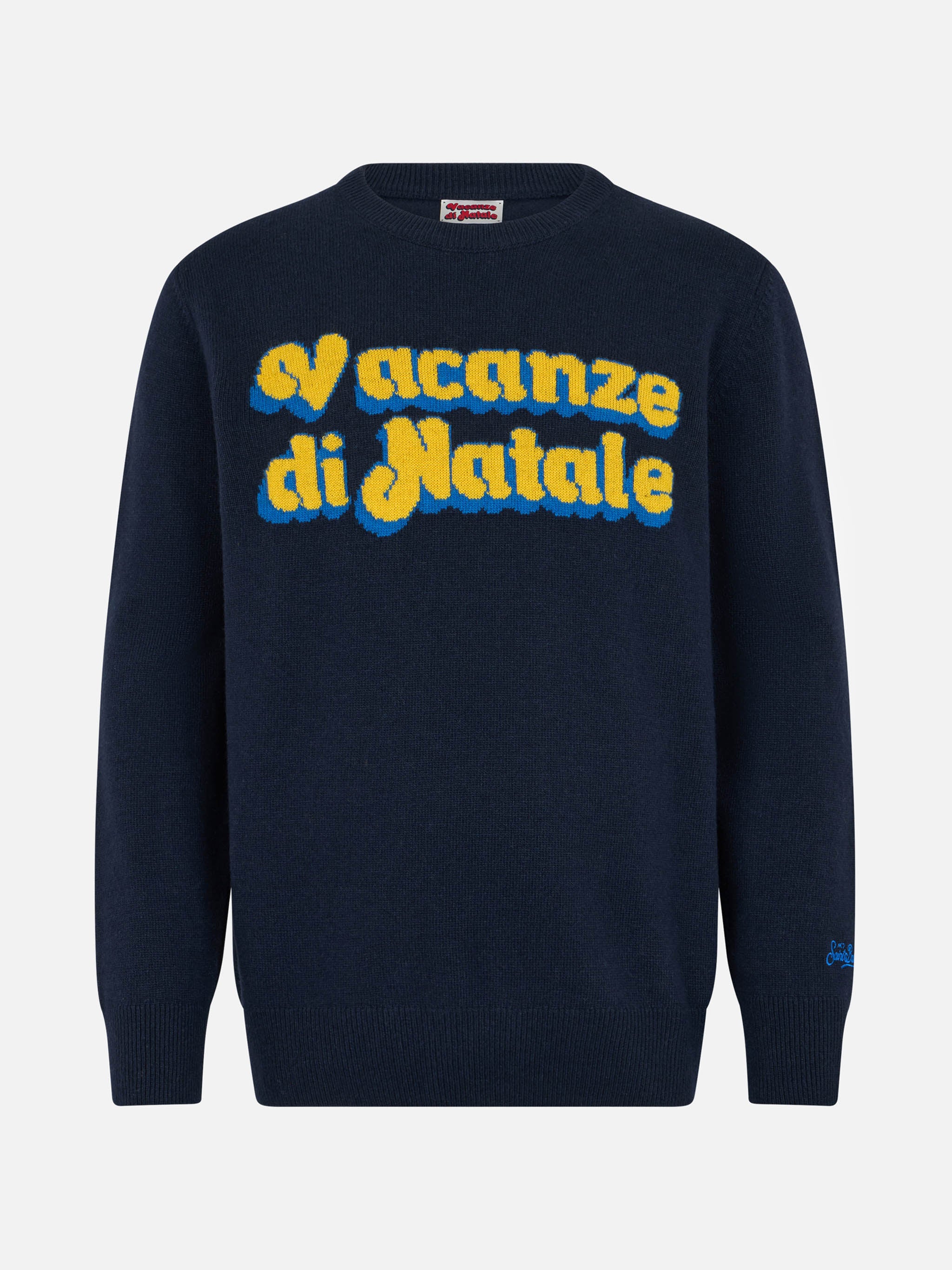 Heron Man Sweater with Vacanze di Natale Jacquard | VACANZE DI NATALE SPECIAL EDITION | MC2 Saint Barth