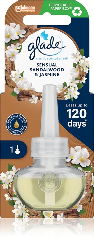GLADE сензуални електрични дифузор са сандаловином и јасмином, допуна