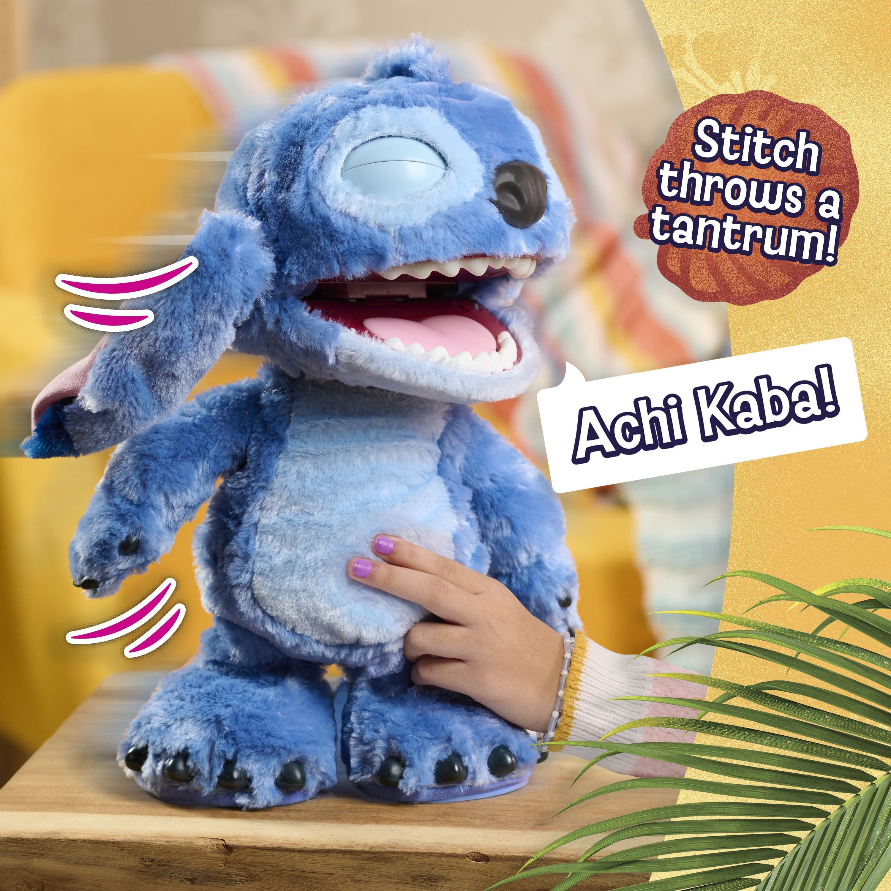 Peluche interactivo definitivo - Stitch - Acción real - 23 cm - Para mayores de 5 años