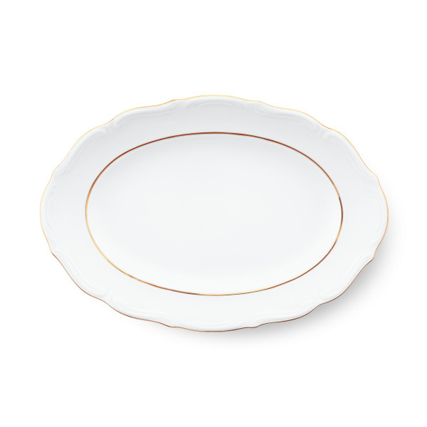 Półmisek owalny 28 cm Maria Teresa Złota Linia B014