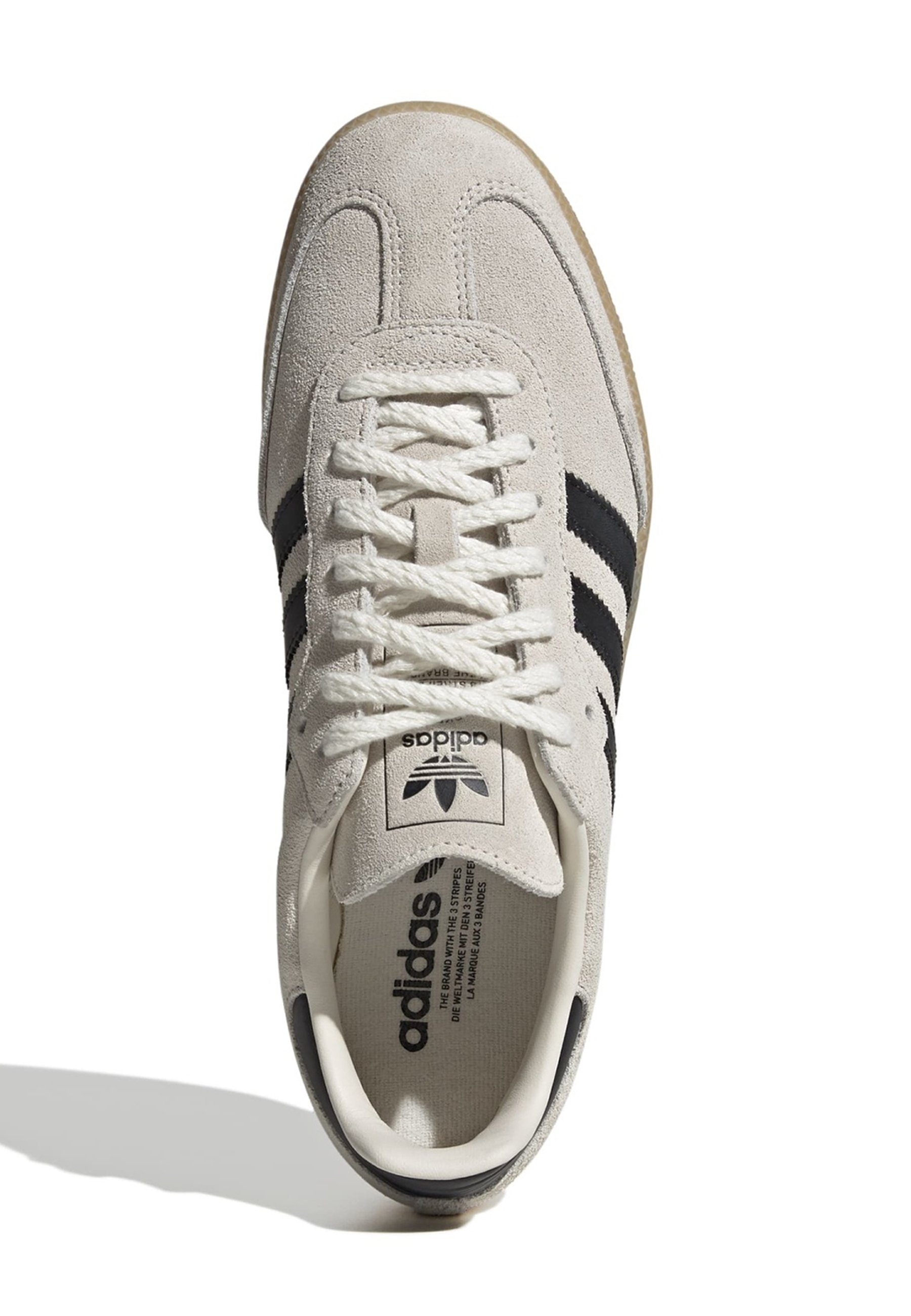 adidas Originals SAMBA OG sportbačiai - kreidos baltumo, juodos ir gumos spalvos