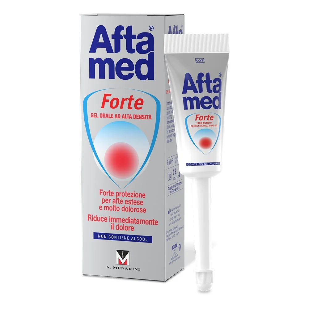 AFTAMED Aftamed Forte Gel contra las aftas bucales 8 ml Prevención de las aftas bucales