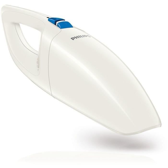 Aspirapolvere portatile Philips FC6150/01 MiniVac - Bianco - 3,6 V - Azione ciclonica - Filtro a 2 strati