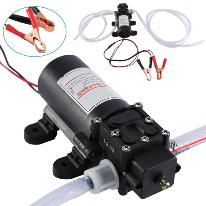 Kit pompa elettrica per trasferimento carburante e estrazione olio automatica per auto diesel 12V 60W - SÌ