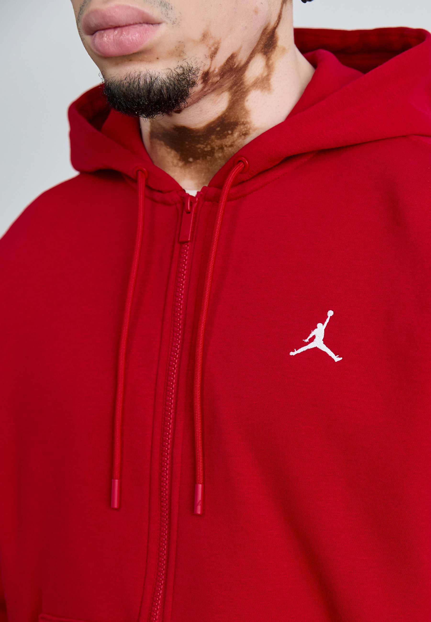 Jordan sweatshirt met rits - gymrood