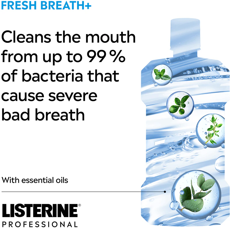 Enxaguante bucal Listerine Professional Fresh Breath+
