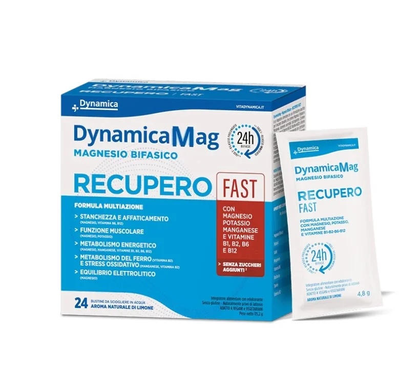 DYNAMICA Dynamicamag Récupération Rapide 24 sachets de vitamines et minéraux