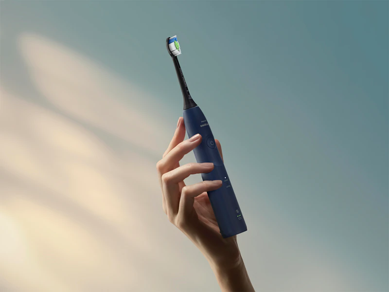 Escova de dentes elétrica sônica Philips Sonicare 5500 HX7119/01, 2 corpos
