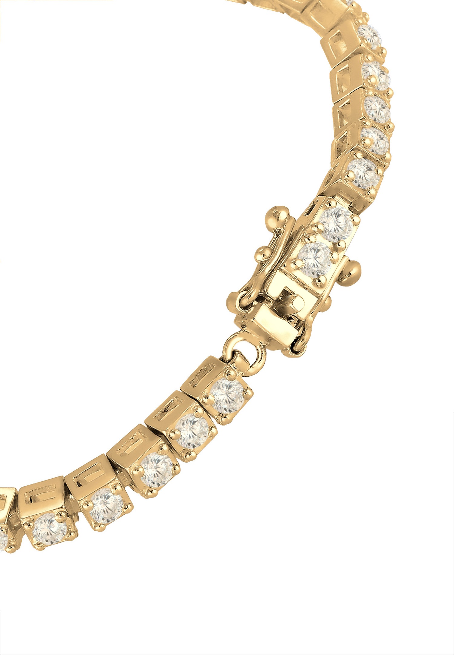 Elli PREMIUM Femmes avec zirconium dans le bracelet de tennis tendance en argent sterling 925
