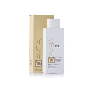 D'AVEIA PTA Rensende Emulsjon for Akneutsatt Hud, Beroligende Emulsjon for Oljekontroll, 200ml