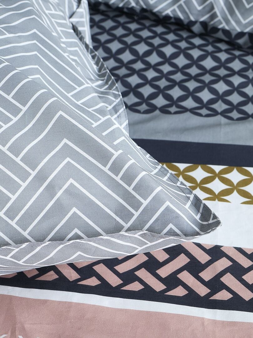 Juego de cama completo - doble - GRIS