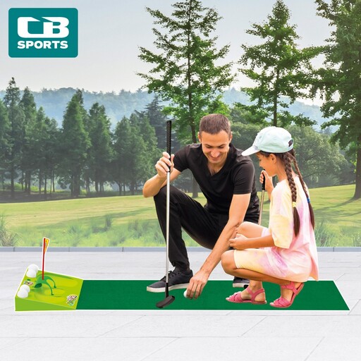 Minigolfset met 2 clubs en 4 ballen van CB Sports