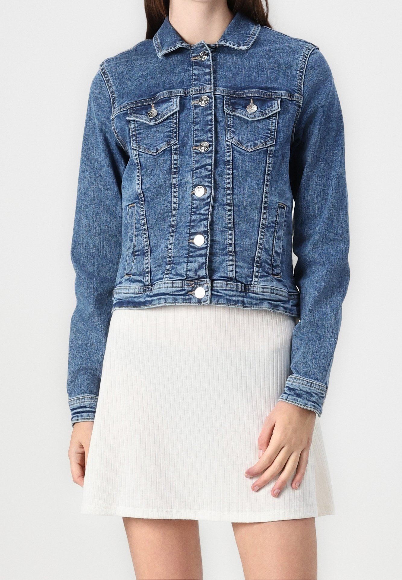ONLY Jeansjacke - blauer Denim