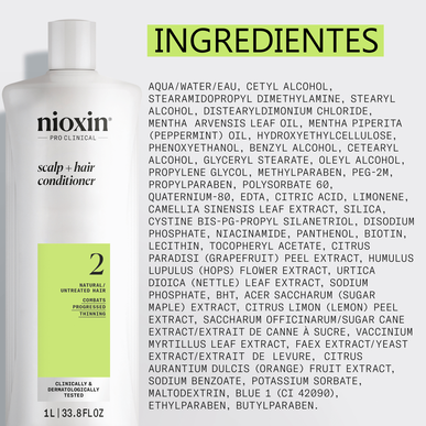 Nioxin Professionals Balsam Hodebunn 2 Naturlig Ubehandlet Hårbalsam Naturlig Hårvolum 1000 ml 1000 ml