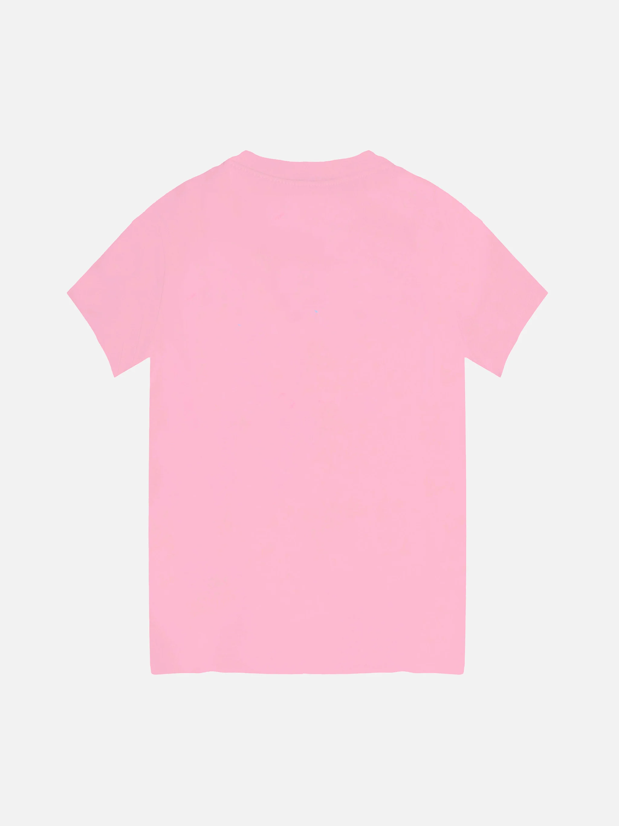 T-shirt rose pour bébé avec inscription brodée