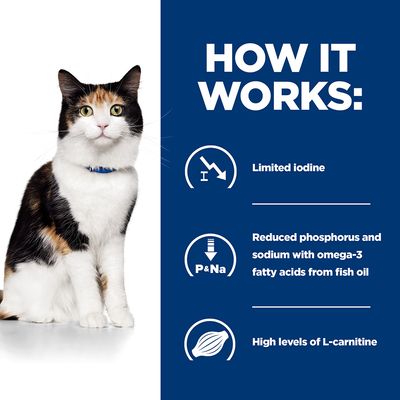 Hill's Prescription Diet Feline y/d Îngrijire Tiroidă