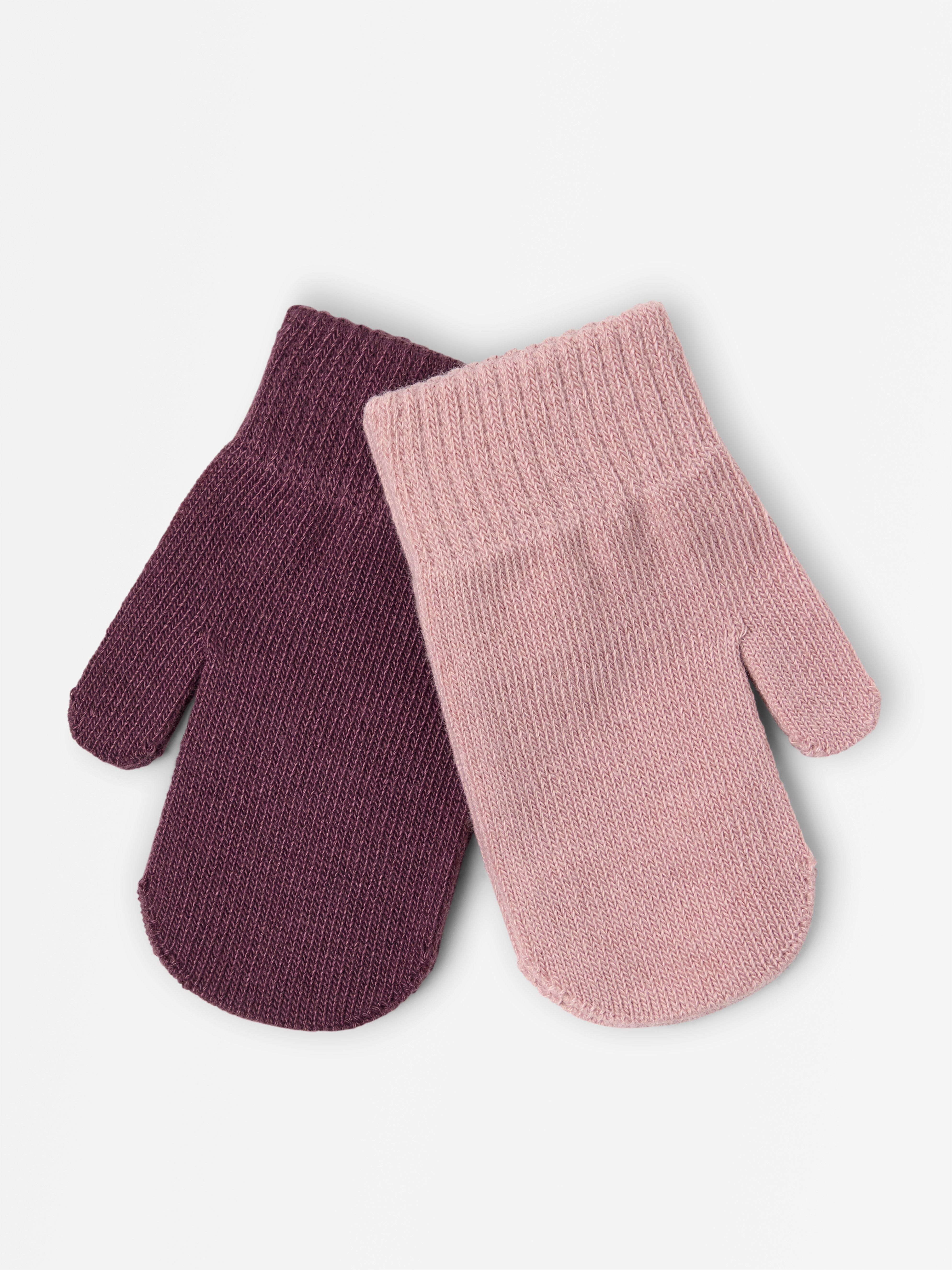 Conjunto de 2 luvas mágicas rosa-claro