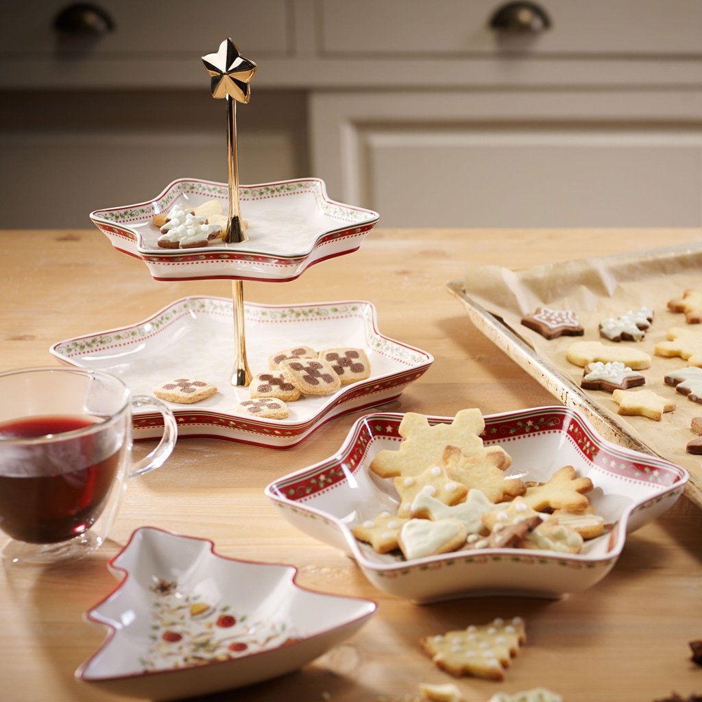 Villeroy & Boch Hulst Winter Bakery Delight daudzpakāpju servēšanas statīvs - 1 gab.