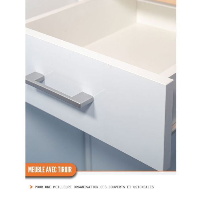 Cucina completa ECO bianco lucido 240 cm - Cuisineandcie