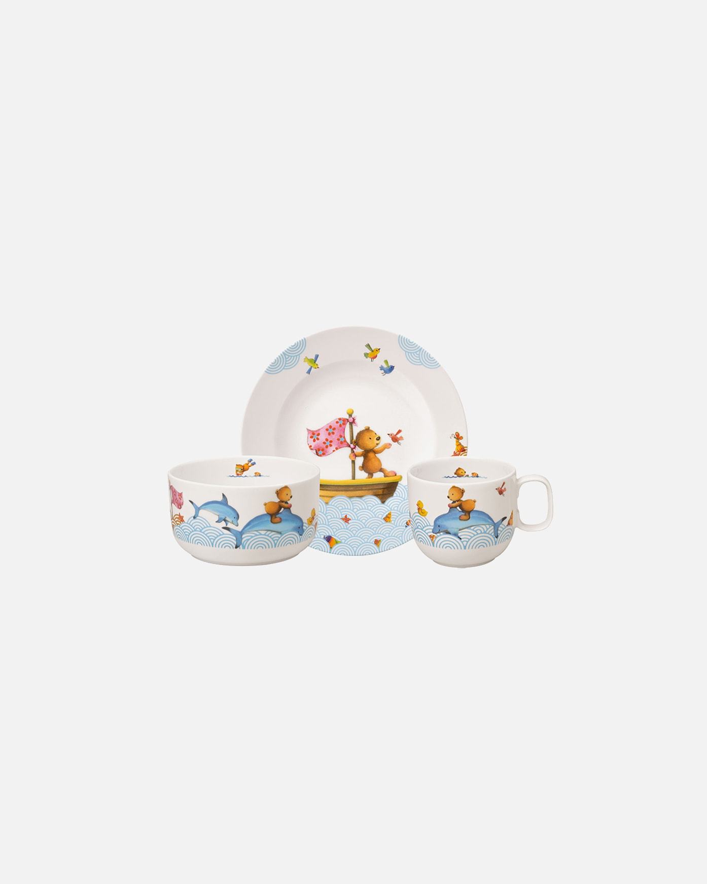 Villeroy & Boch 3 dalių indų rinkinys EF „Happy as a Bear“ – 1 dalis