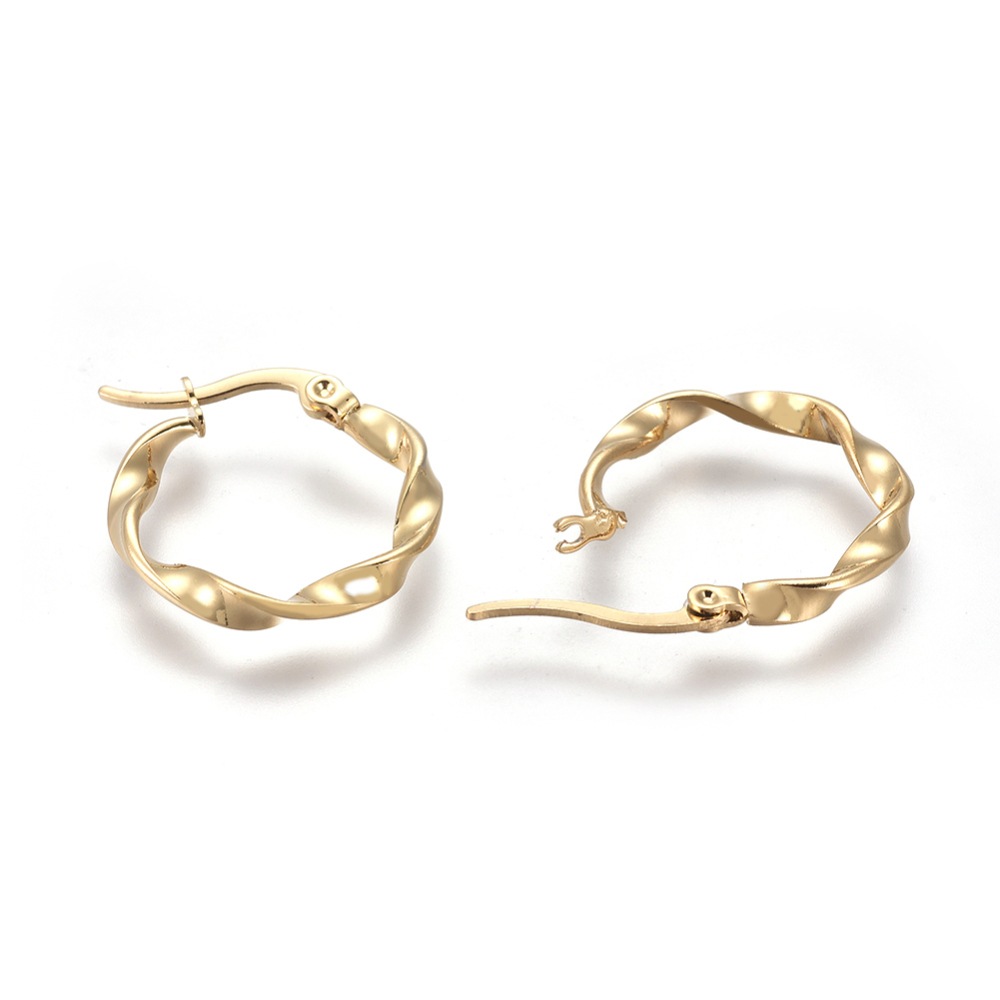 Heideman Boucles d'oreilles Domed couleur or