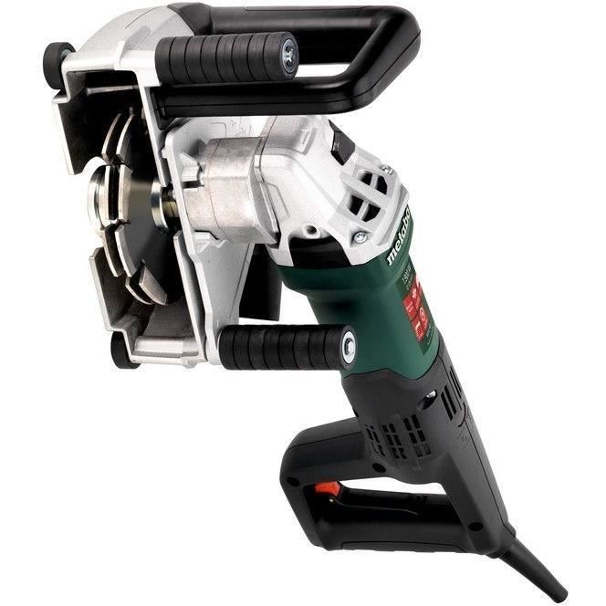 Concrete Grooving Machine - METABO - MFE 40 - 2 Diamond Grinding Wheels - Cutting Depth 40 mm - Corded
