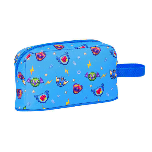 Boîte à lunch isotherme Safta Superthings Série 7, 215 x 65 x 120 mm, bleu/multicolore (M859)