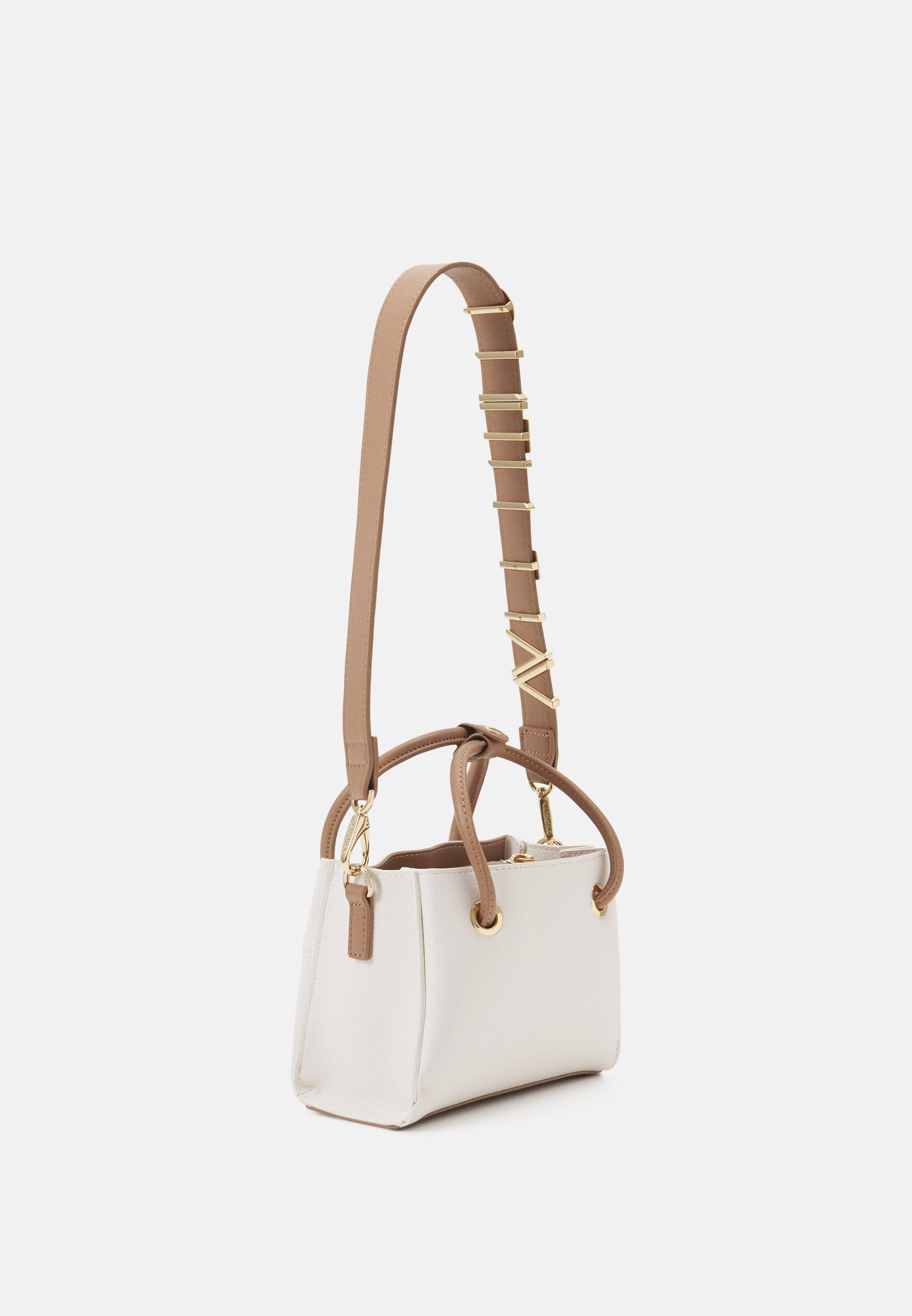Valentino Bags ALEXIA - Handbag - bianco/cuoio