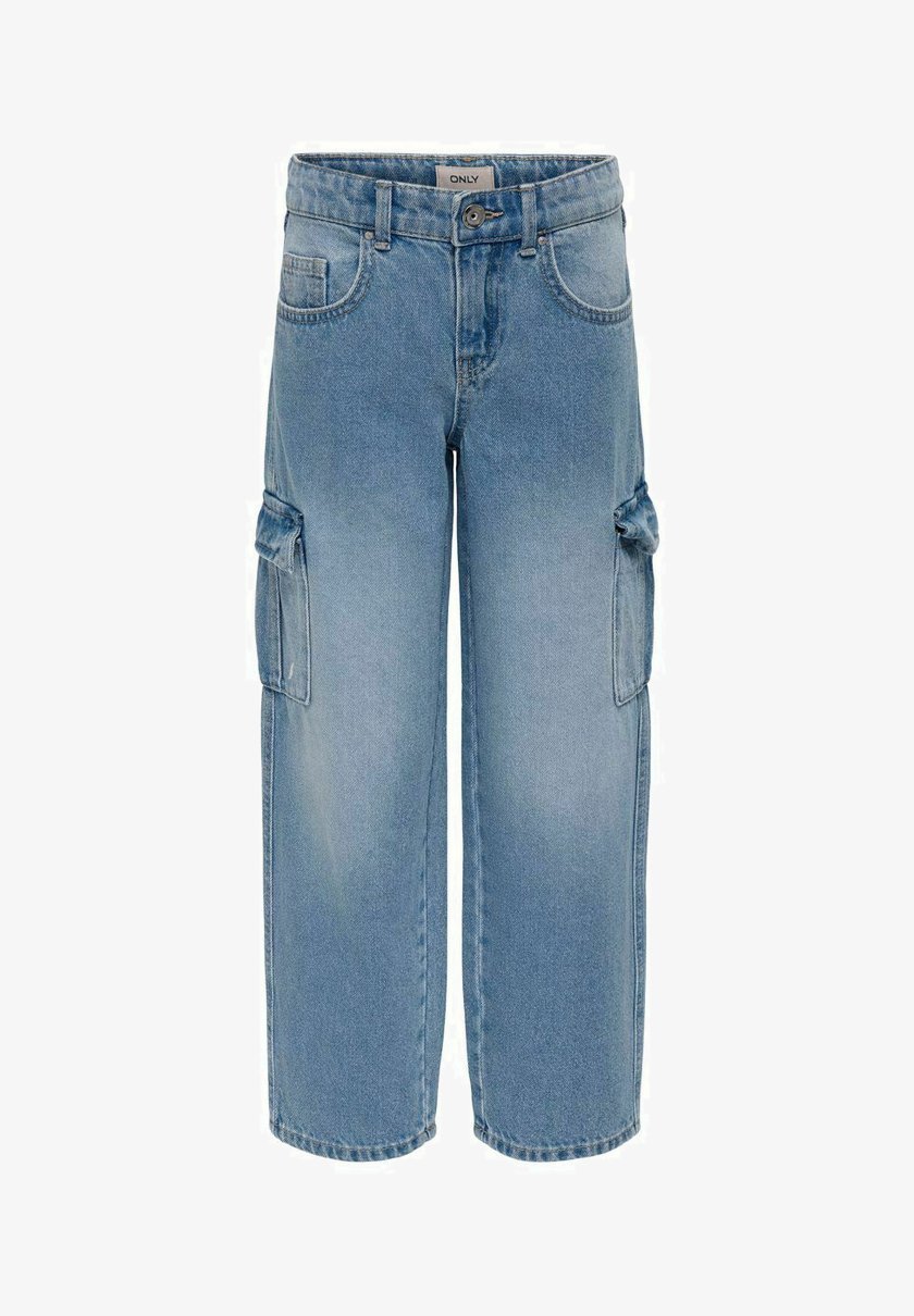 Calça cargo ONLY GIRLS - jeans azul claro
